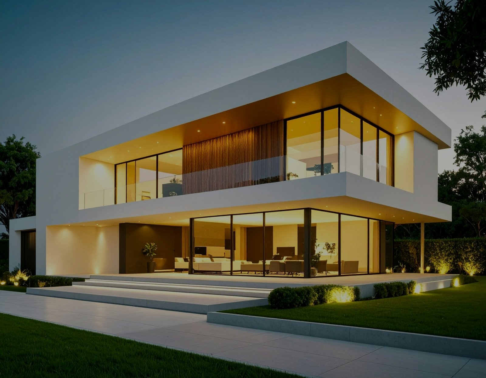 Home with lights on during power cut